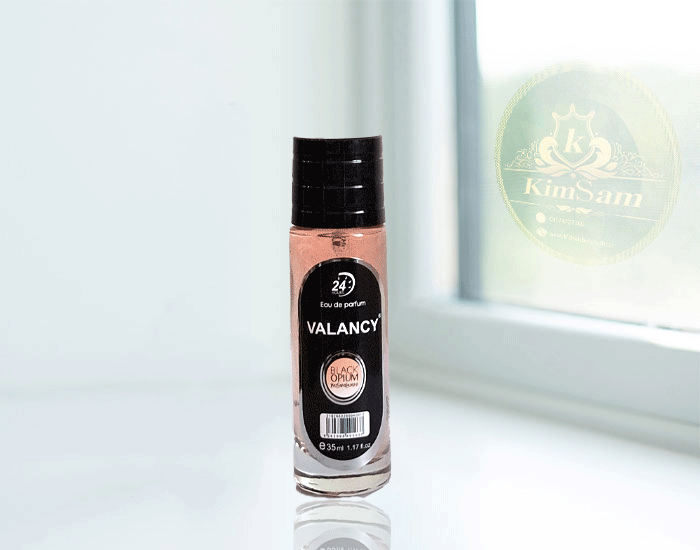 عطر ادکلن جیبی زنانه والانسی بلک اوپیوم مدل Black Opium حجم 35 میلی لیتر — تصویر ۲