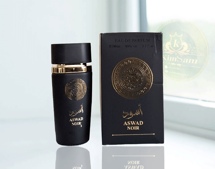 ادکلن اسود سورمه ای مدل ASWAD NOIR حجم 100 میل