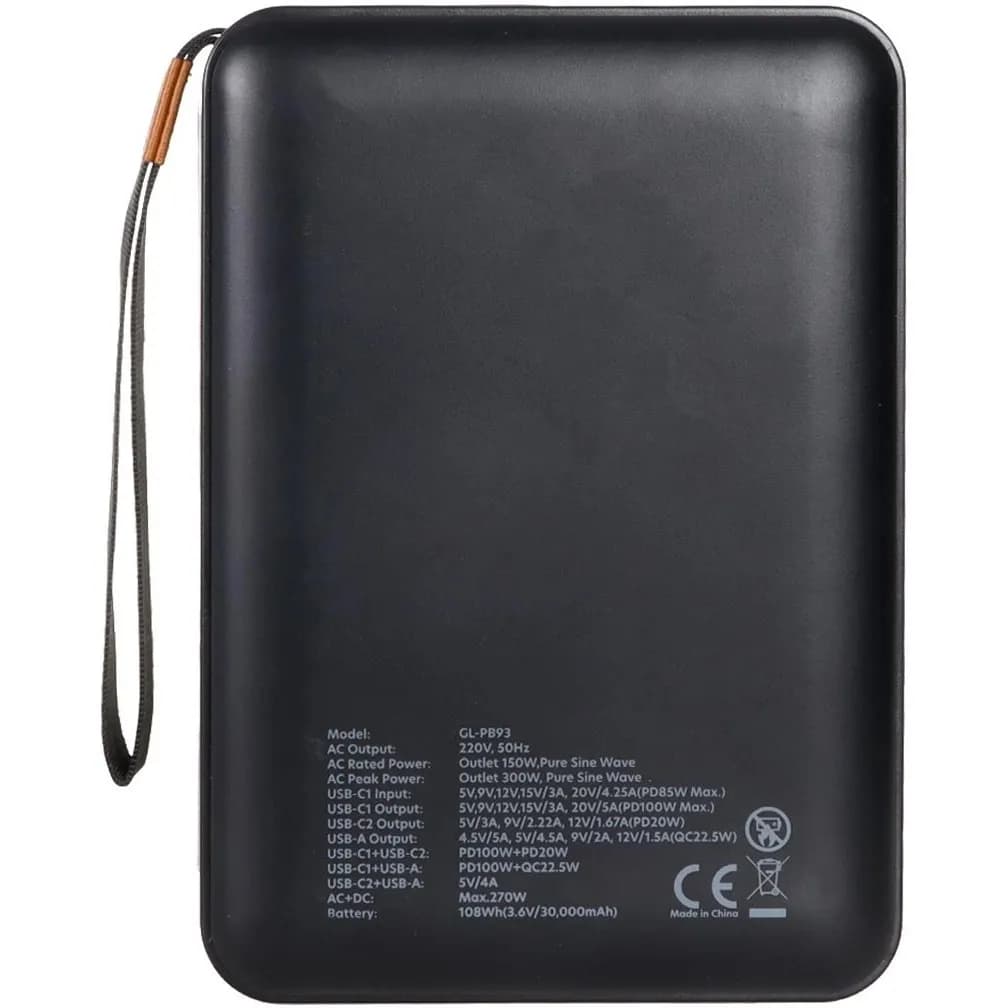 پاوربانک گرین مدل GNPVU270W30 ظرفیت ۳۰۰۰۰ میلی آمپر ۲۷۰ وات — تصویر ۷
