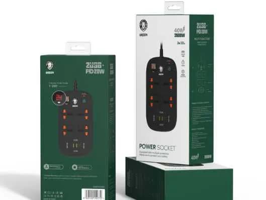 چندراهی برق هوشمند تایمر دار گرین لاین مدل 4AC 2 USB & 2 USB-C PD 40W — تصویر ۹