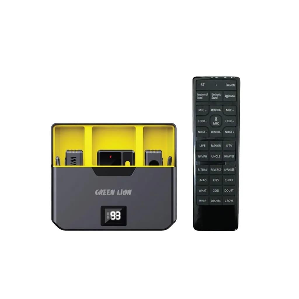 میکروفن یقه ای گرین لاین با کنترل از راه دور مدل Wireless Microphone With Remote Control — تصویر ۳