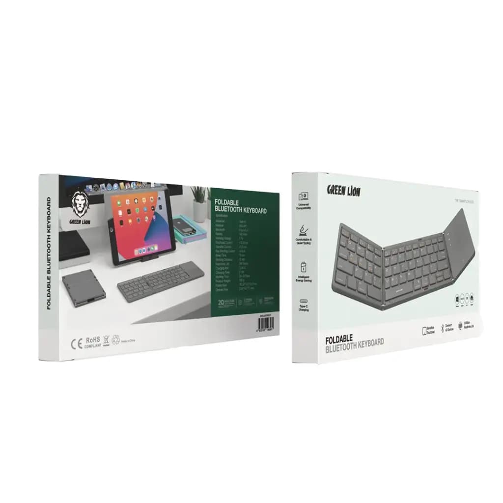 کیبورد تاشو بلوتوثی گرین لاین مدل Foldable Bluetooth Keyboard — تصویر ۷