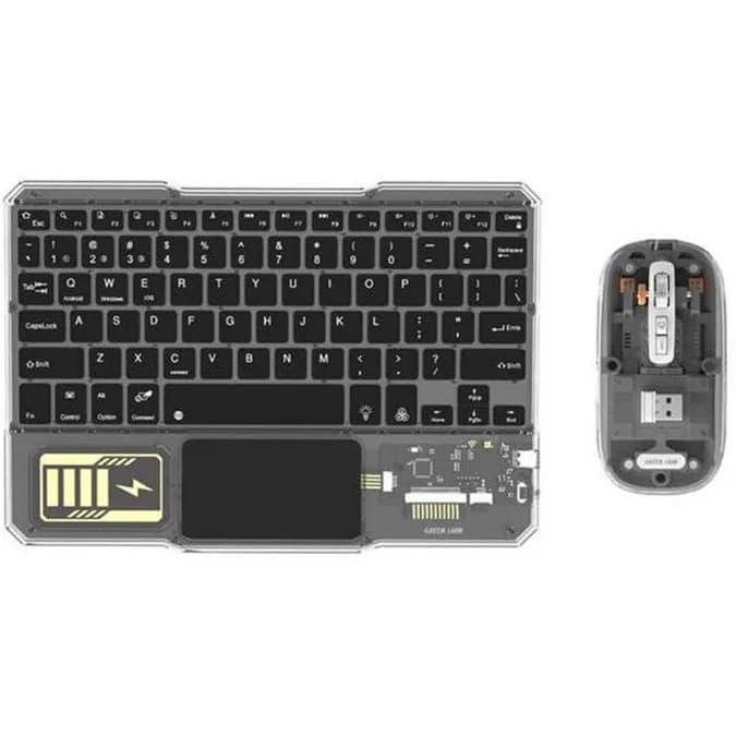 پک کیبورد و موس بی سیم گرین لاین TRANSPARENT DUO WIRELESS KEYBORD &MOUSE — تصویر ۵