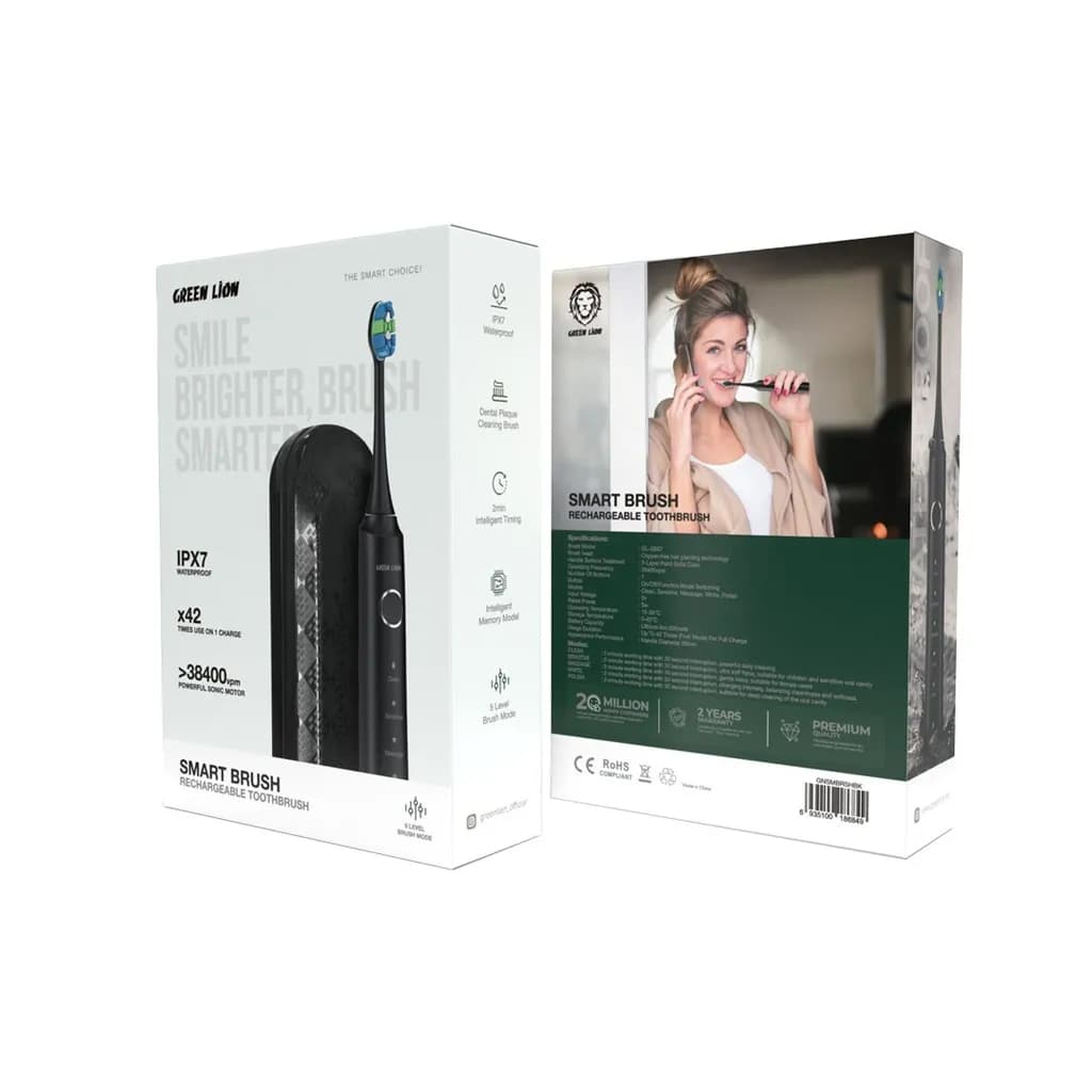 مسواک برقی گرین لاین مدل Smart Brush RECHARGEBALE TOOTHBRUSH — تصویر ۸