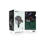 شارژر فندکی فلش‌خور چند‌کاره‌ی گرین لاین مدل FM Retractable 50W Car Charger — تصویر ۳