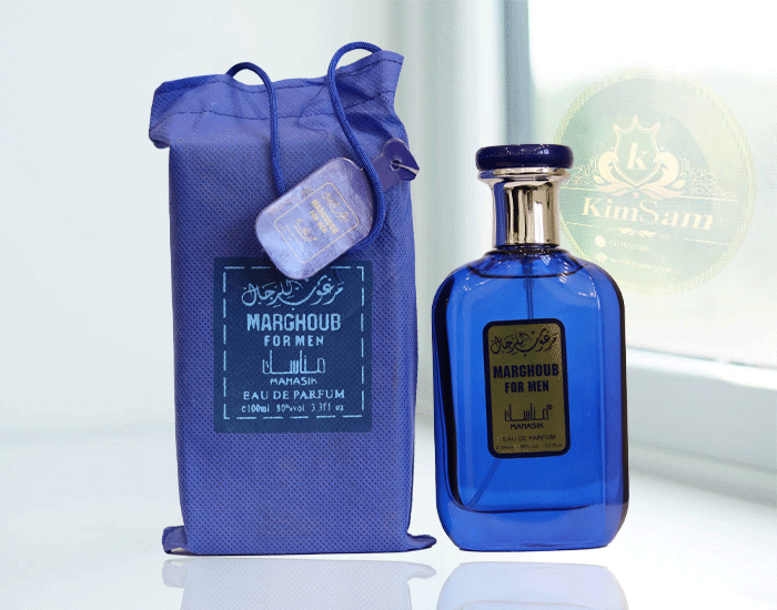 ادکلن عربی مناسک مدل مرغوب الرجال MARGHOB FOR MEN حجم 100 میل — تصویر ۳