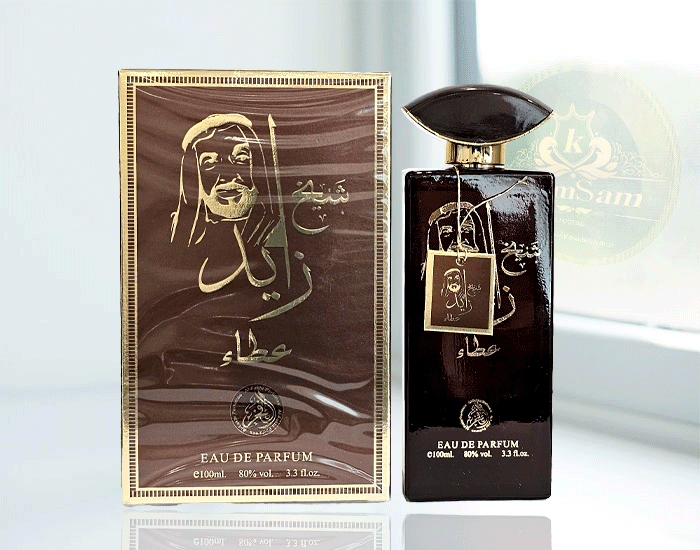 ادکلن-عربی-شیخ-زاید-قهوه ای-sheikh-zayed-GREEN-oud