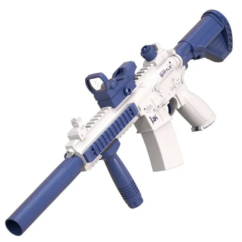 تفنگ آب پاش رگباری شارژی قابلیت نصب بطری M416 — تصویر ۱۱