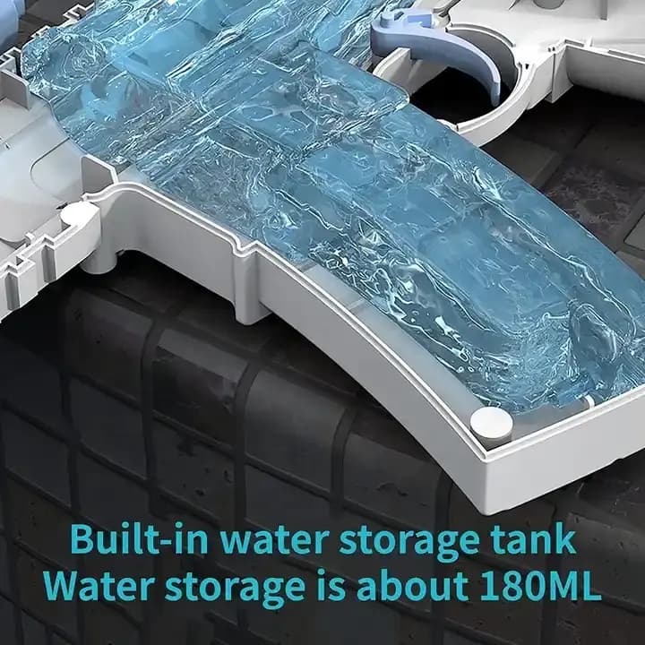 تفنگ آب پاش رگباری شارژی قابلیت نصب بطری M416 — تصویر ۹