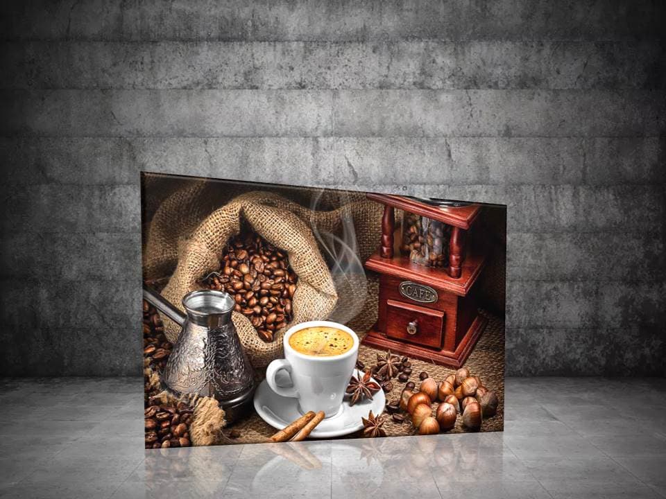 تابلو دکوراتیو طرح قهوه