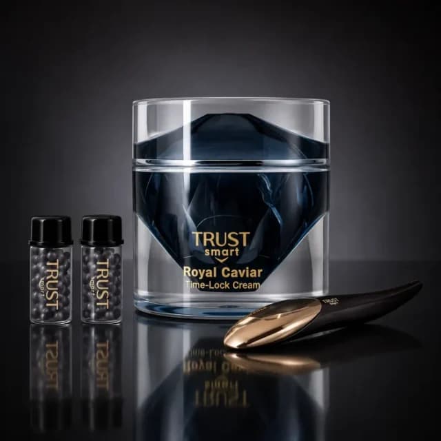 کرم خاویار تراست اسمارت Trust Smart کرم ضدچروک، لیفتینگ و بازسازی هوشمند پوست با تکنولوژی بایولاک — تصویر ۵
