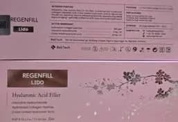 فیلر ژل رجنفیل لیدو Regenfill Lido 11cc ریجنفیل لیدو کره ای حجم دهنده و جوانساز پوست — تصویر ۱۰