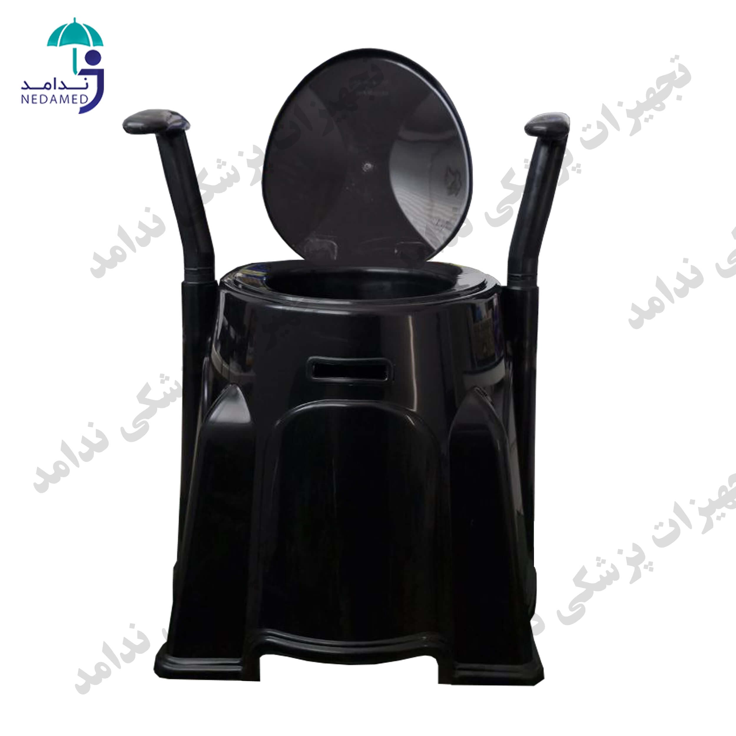 توالت پلاستیکی دور بسته مشکی صحرا کد 209 — تصویر ۴