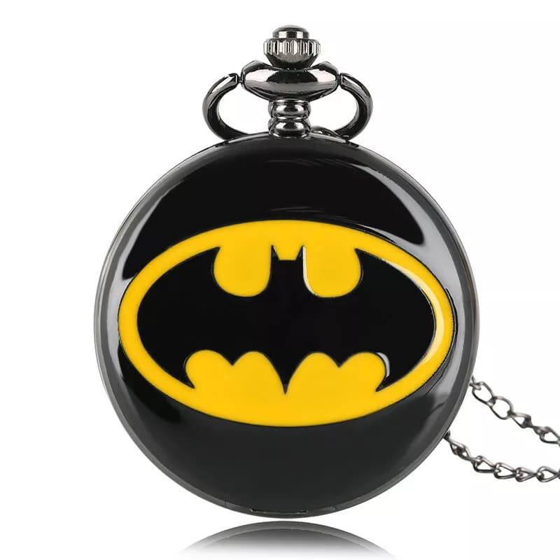 ساعت گردنبندی و جیبی طرح نماد بتمن Batman — تصویر ۱۰