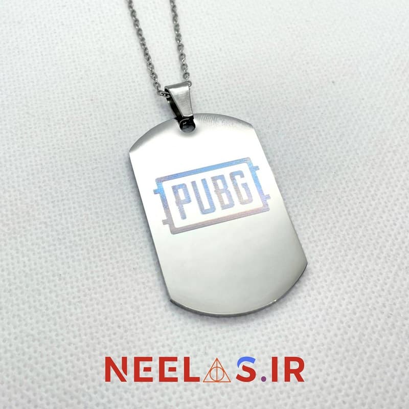 گردنبند استیل بازی پابجی PUBG — تصویر ۵