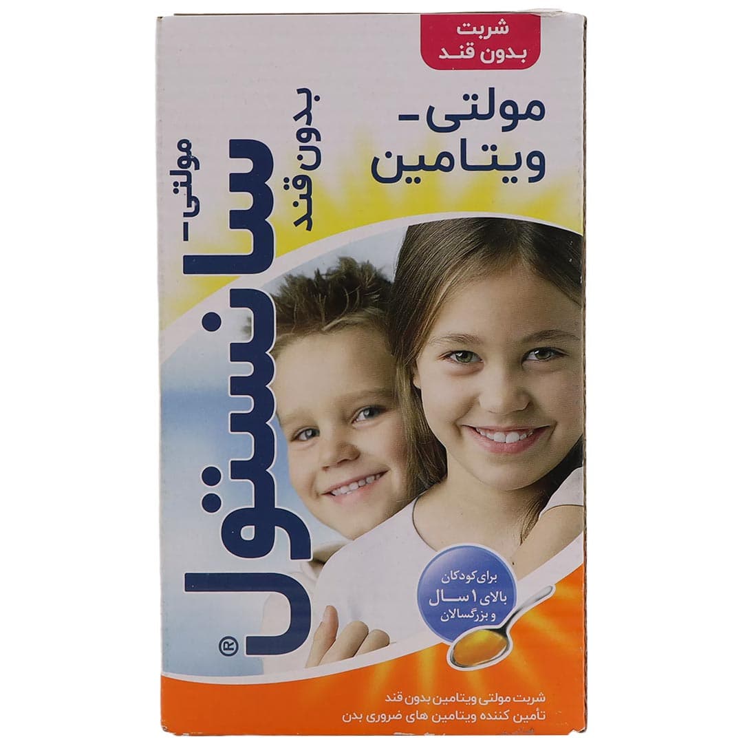 مولتی سانستول شربت بدون قند 155 میل روژین فارمد