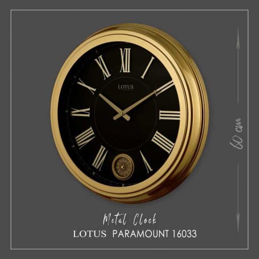 ساعت دیواری فلزی لوتوس مدل PARAMOUNT کد M-16033 — تصویر ۶