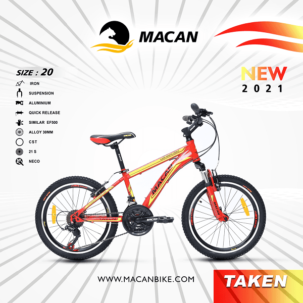 دوچرخه ماکان سایز 20 – مدل MACAN TAKEN — تصویر ۵