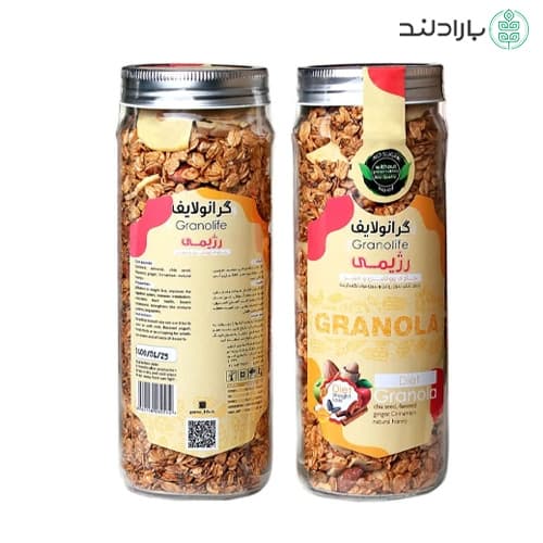 گرانولا رژیمی گرانولایف | حاوی سیب و دارچین | بدون گلوتن