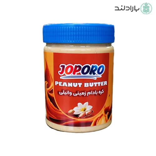 کره بادام زمینی بدون قند وانیلی جوپرو