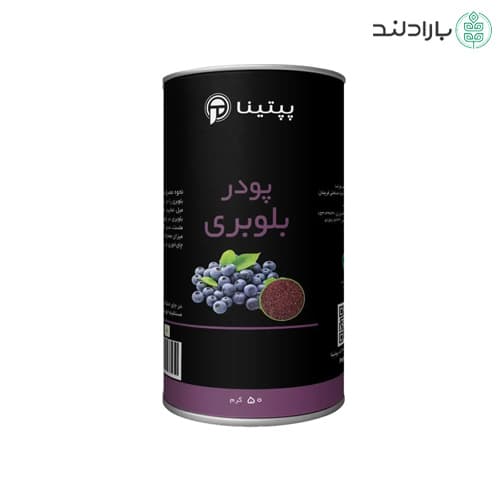 پودر بلوبری قوطی 50 گرمی پپتینا
