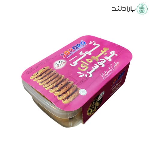 کوکی رژیمی پروتئینه جو دوسر میوه ای جوپرو 350 گرمی