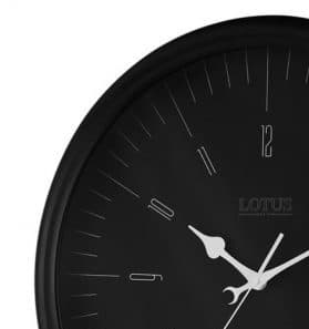 ساعت دیواری چوبی لوتوس BLACKWELL-W-251 رنگ BLACK — تصویر ۳