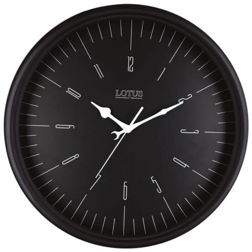 ساعت دیواری چوبی لوتوس BLACKWELL-W-251 رنگ BLACK