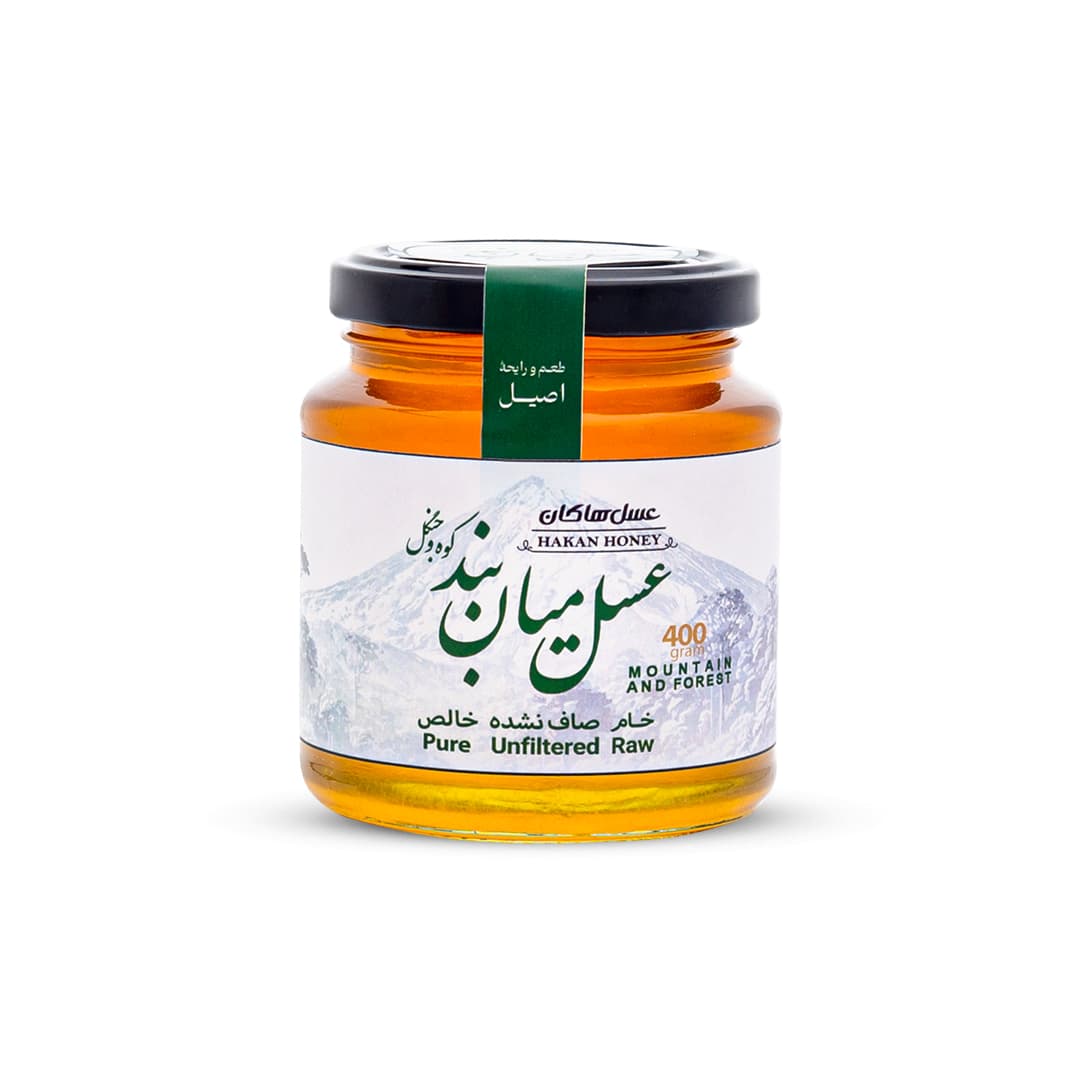 عسل میان بند ارگانیک (کوه و جنگل) 400 گرم ( دارای گواهینامه ارگانیک )