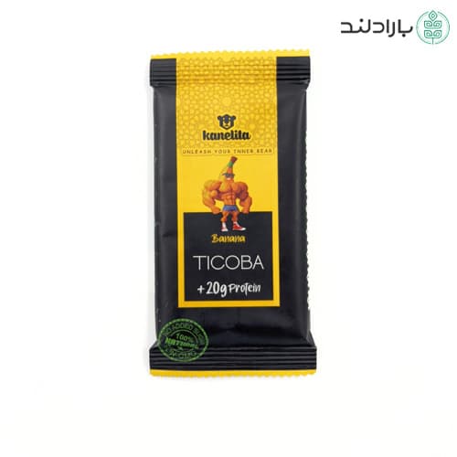 پروتئین بار تیکوبا موز – 20 گرم پروتئین
