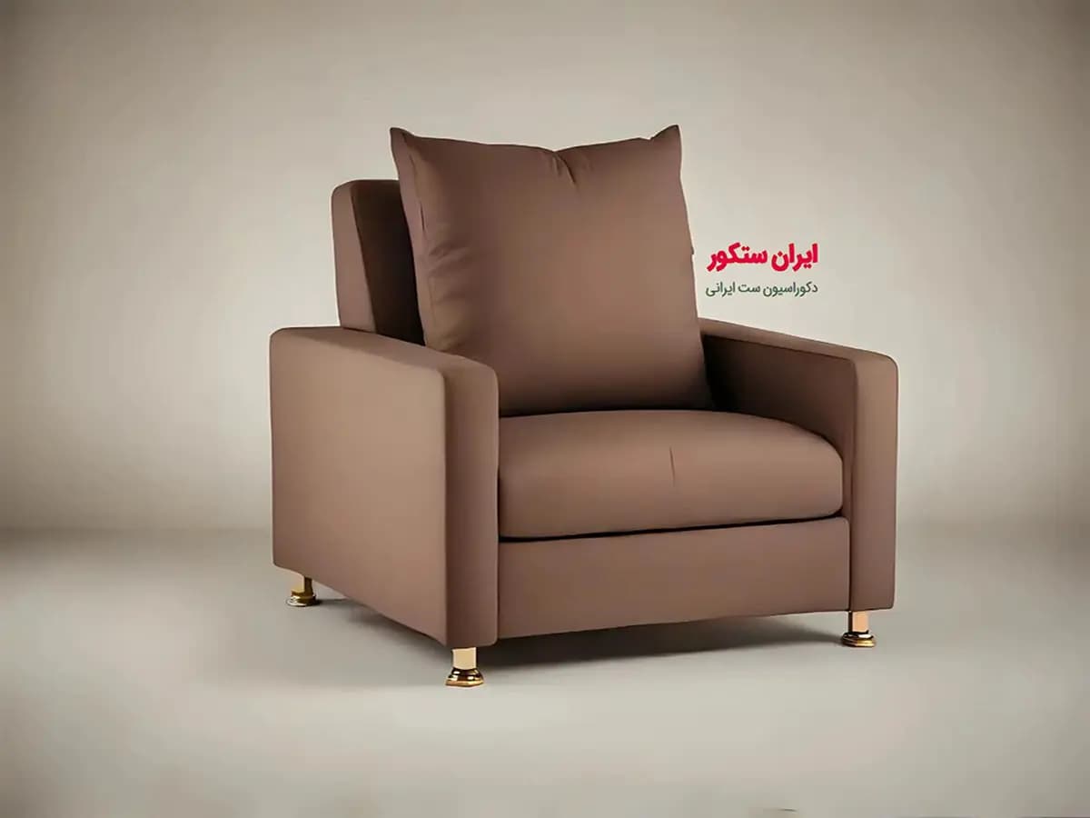 مبل تخت خواب شو یک نفره دسته دار جدید