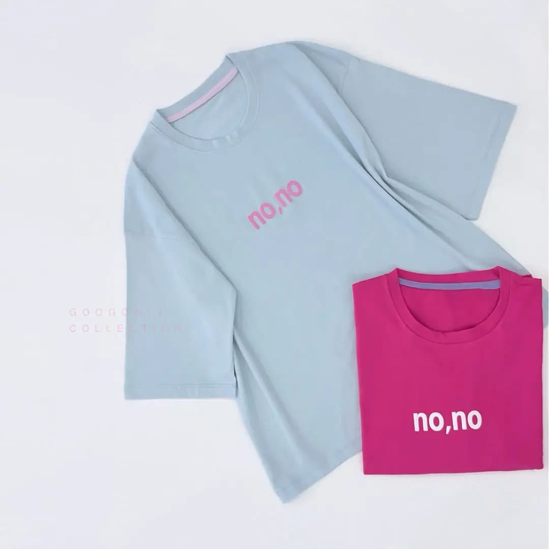 تیسرت باکسی زنانه طرح ( no no)