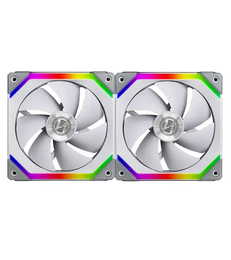 فن کیس لیان لی UNI Fan SL140 RGB White بسته 2 عددی