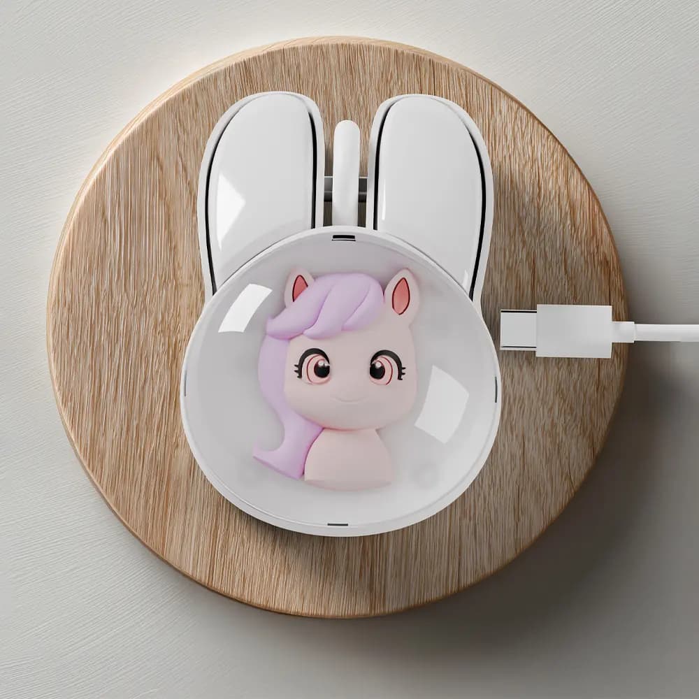 ماوس بی سیم مافی مدل Mofii M12 pink — تصویر ۳