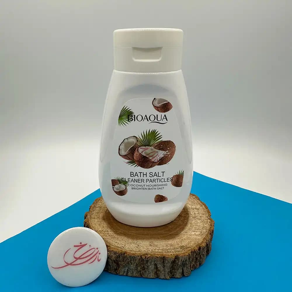 نمک حمام لایه بردار و روشن کننده بدن بیوآکوا BIOAQUA عصاره نارگیل وزن 430 گرمی — تصویر ۲