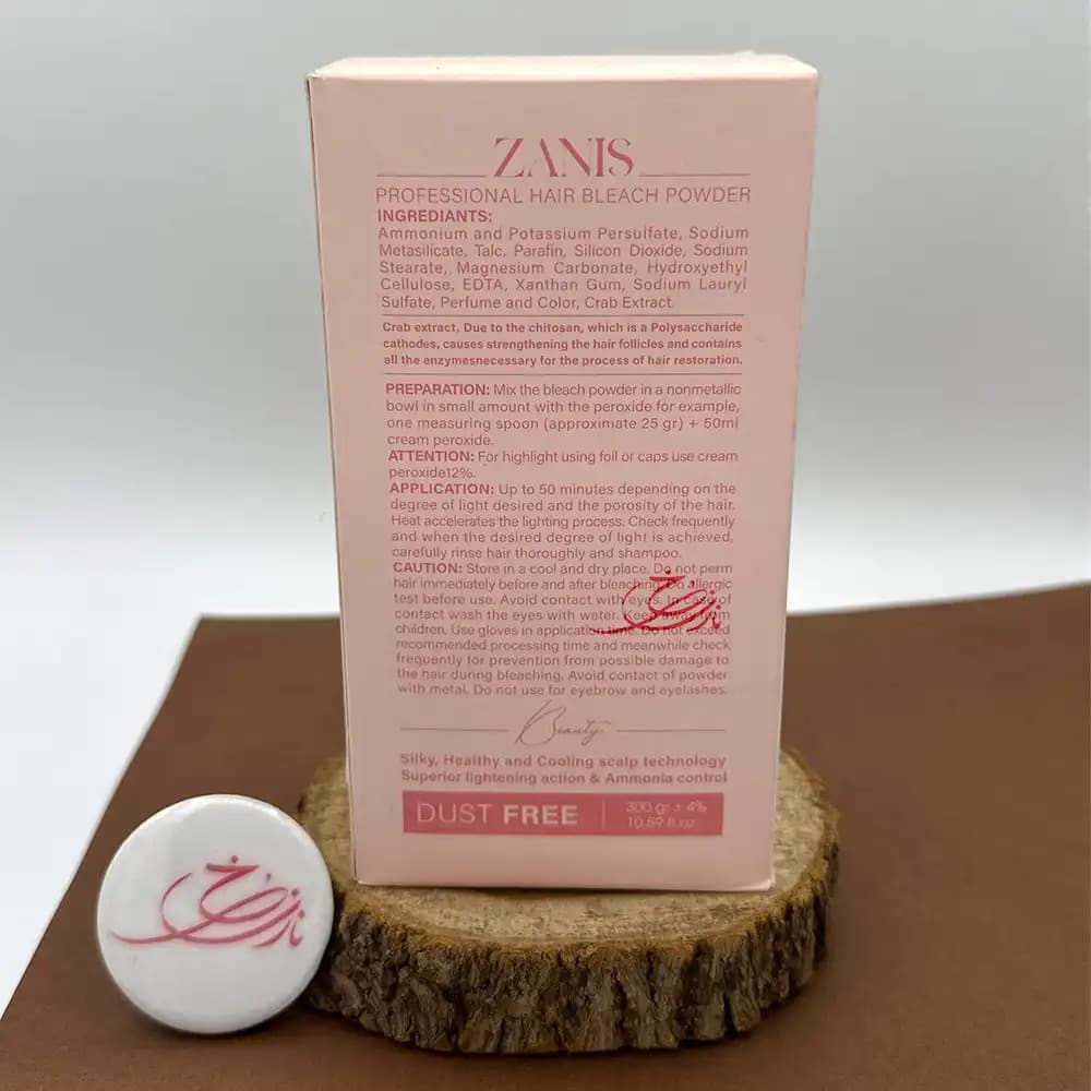 پودر دکلره زانیس ZANIS مدل عصاره خرچنگ Crab Extract وزن 300 گرمی — تصویر ۳