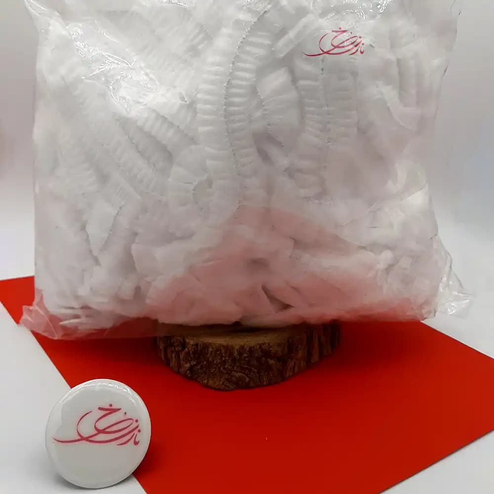 کلاه رنگ مو پارچه ای بسته 100 عددی — تصویر ۳