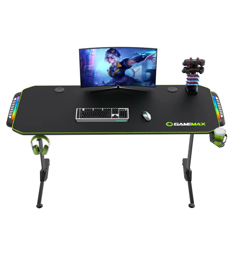 میز گیمینگ گیم مکس D140 Carbon RGB — تصویر ۵
