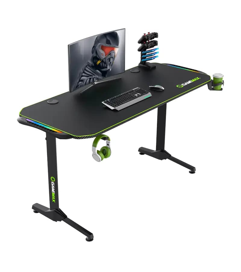 میز گیمینگ گیم مکس D140 Carbon RGB — تصویر ۳