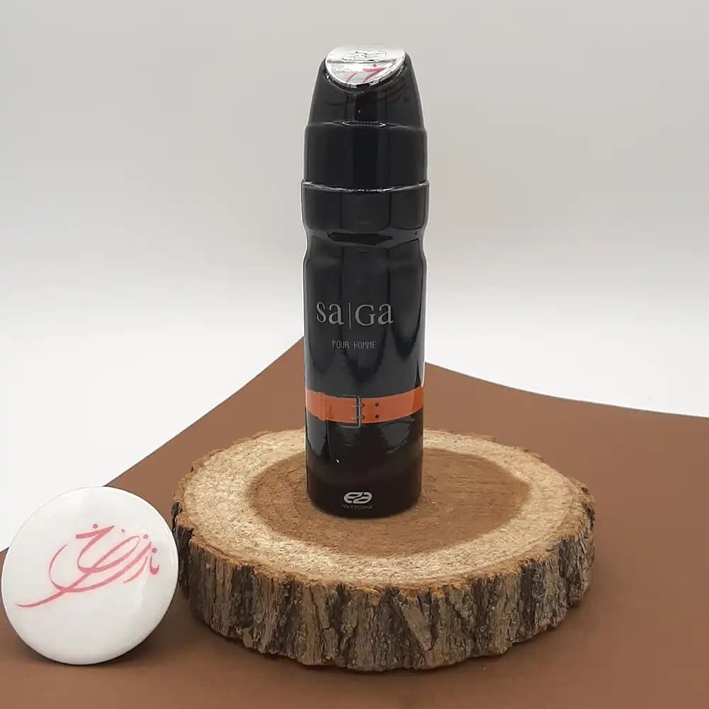 عطر جیبی مردانه عماد آرا مدل ساگا مشکی SaGa حجم 30 میلی لیتر — تصویر ۴