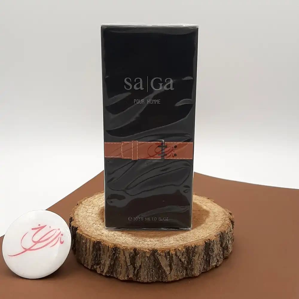 عطر جیبی مردانه عماد آرا مدل ساگا مشکی SaGa حجم 30 میلی لیتر — تصویر ۵