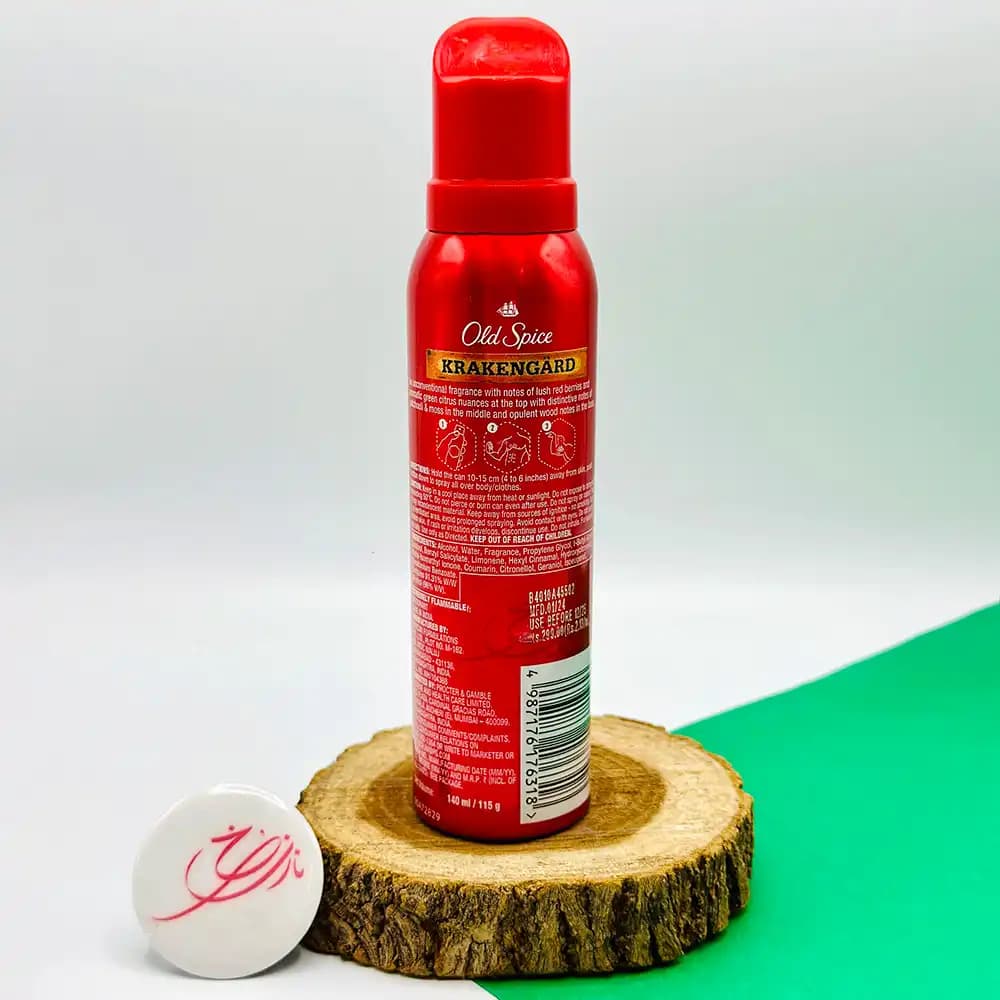 اسپری بدن الد اسپایس OLD SPICE مدل کراکن گارد KRAKENGARD حجم 140 میلی لیتری — تصویر ۳