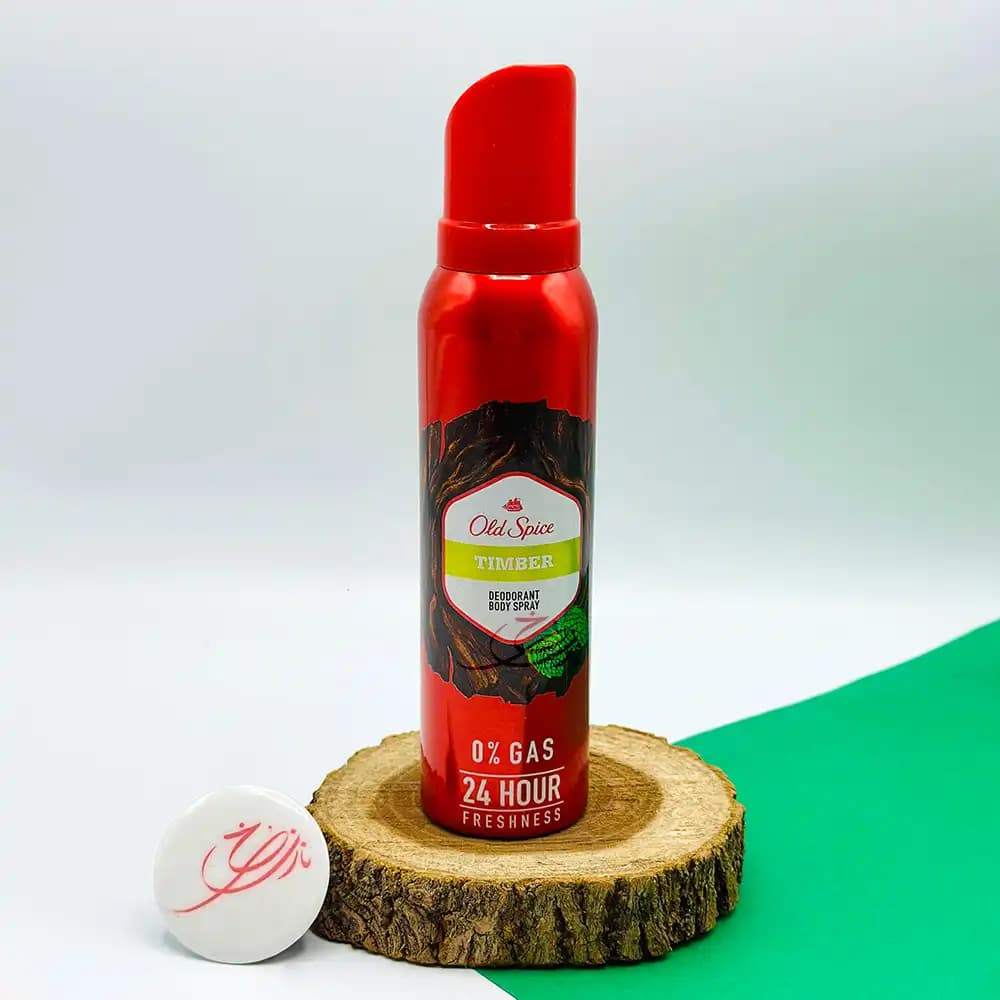 اسپری بدن الد اسپایس OLD SPICE مدل تیمبر TIMBER حجم 140 میلی لیتری