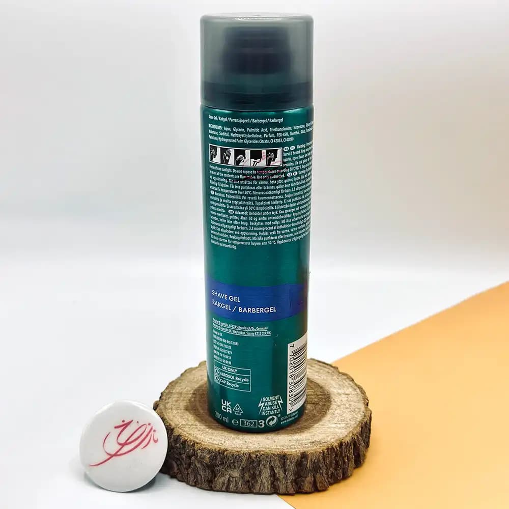 ژل اصلاح ژیلت Gillette مردانه مدل مچ MACH 3 حجم 200 میلی لیتر — تصویر ۳