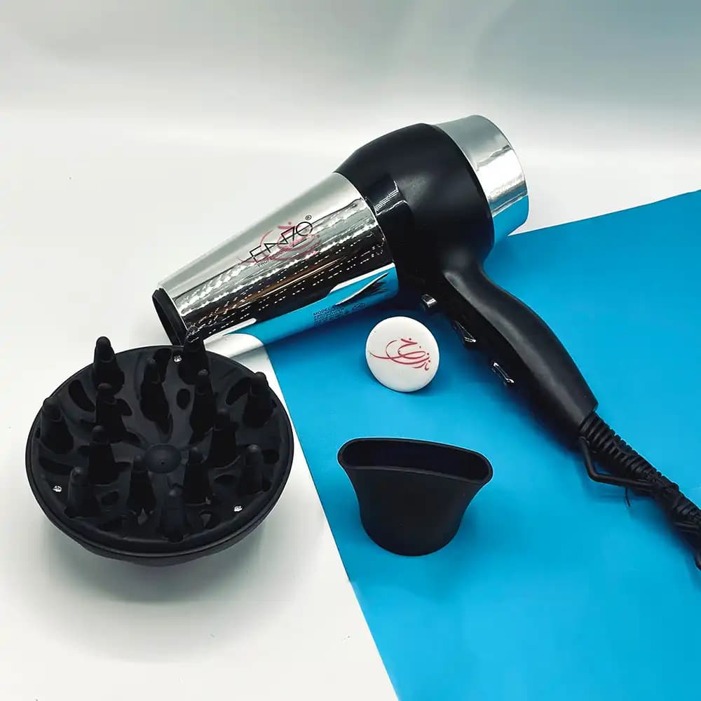 سشوار انزو پروفیشینال ENZO PROFESSIONAL مدل EN-8896 نقره ای — تصویر ۳