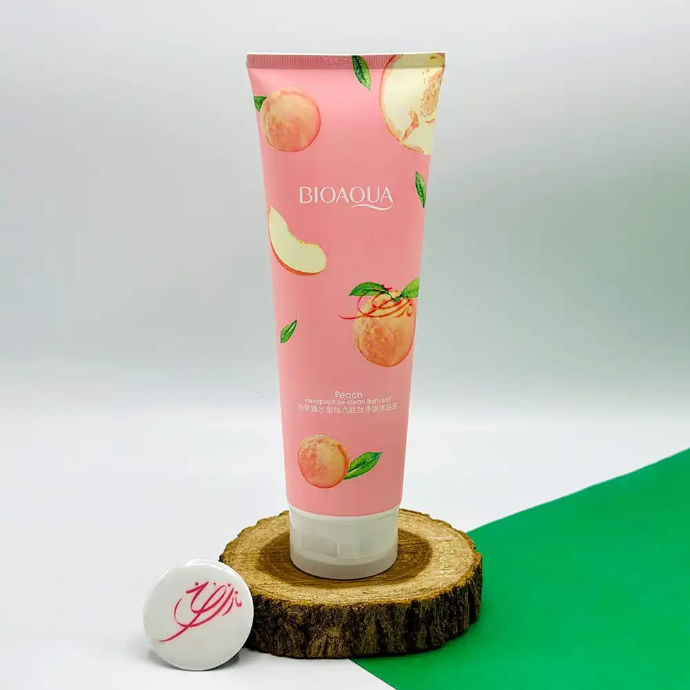 نمک بدن هلو بیوآکوا Peach bath salt BIOAQUA تیوپی 250 گرمی