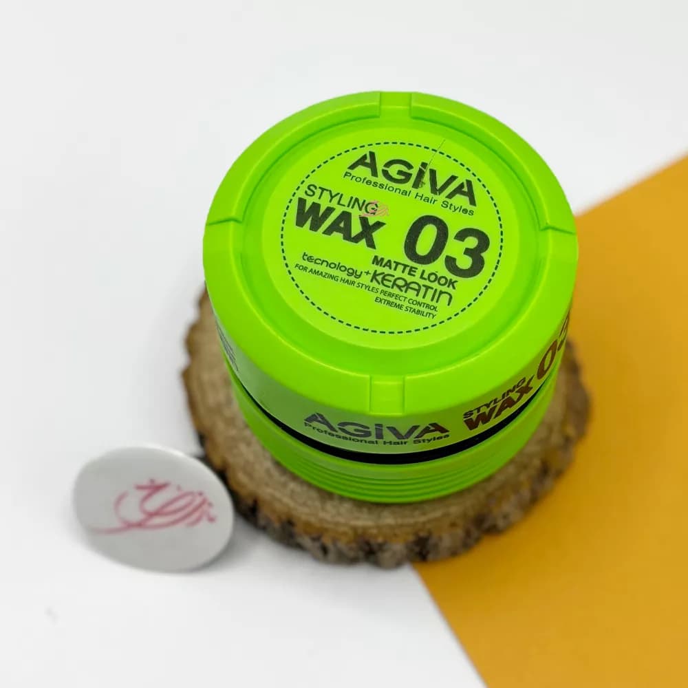 واکس مو 03 آگیوا (AGIVA) سبز کاسه ای 175 میلی لیتر — تصویر ۳