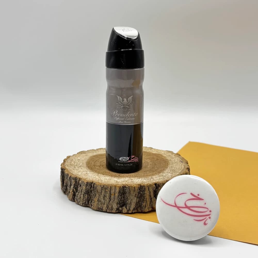 عطر جیبی مردانه عماد آرا مدل پرزیدنت (Presidente) حجم 30 میلی لیتر