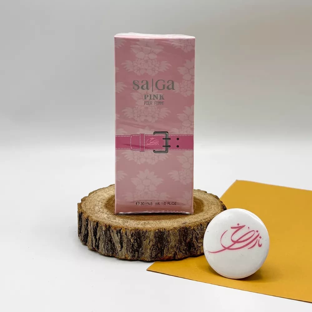 عطر جیبی زنانه عماد آرا مدل ساگا پینک (SAGA Pink) حجم 30 میلی لیتر — تصویر ۴