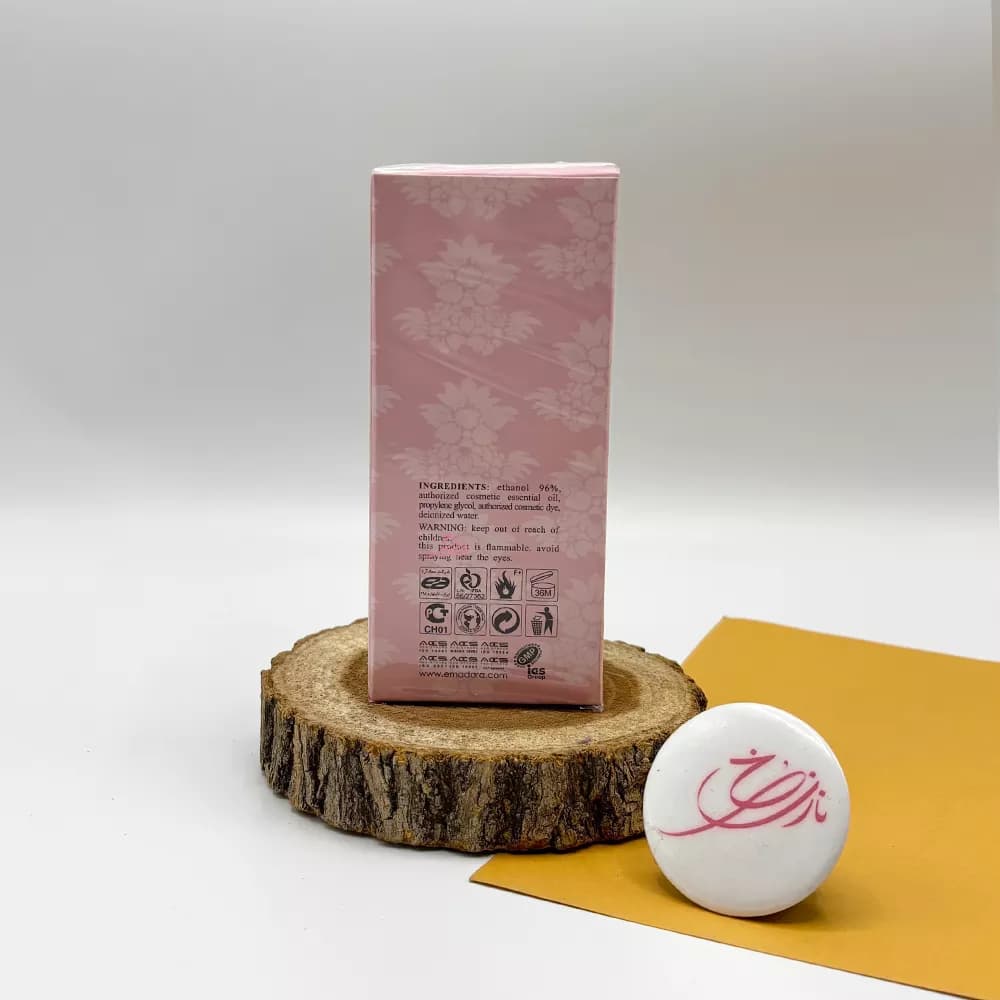 عطر جیبی زنانه عماد آرا مدل ساگا پینک (SAGA Pink) حجم 30 میلی لیتر — تصویر ۳